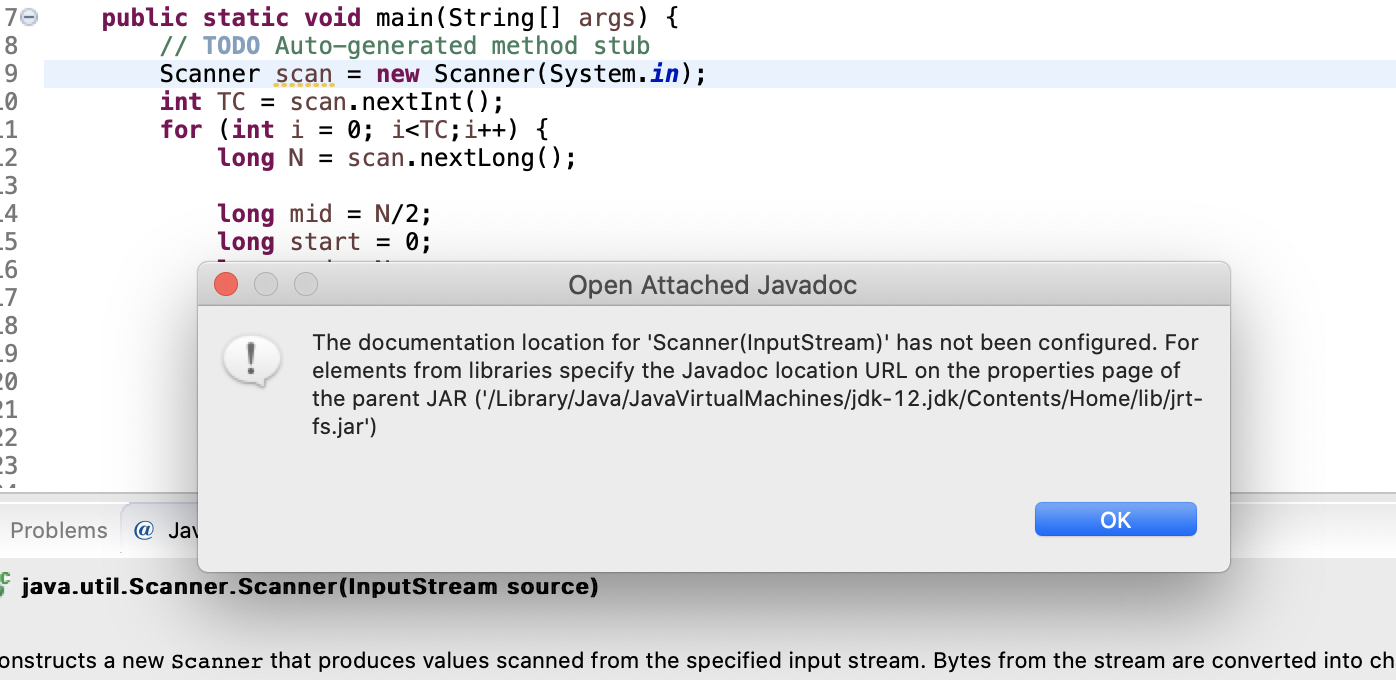 string name for mac java